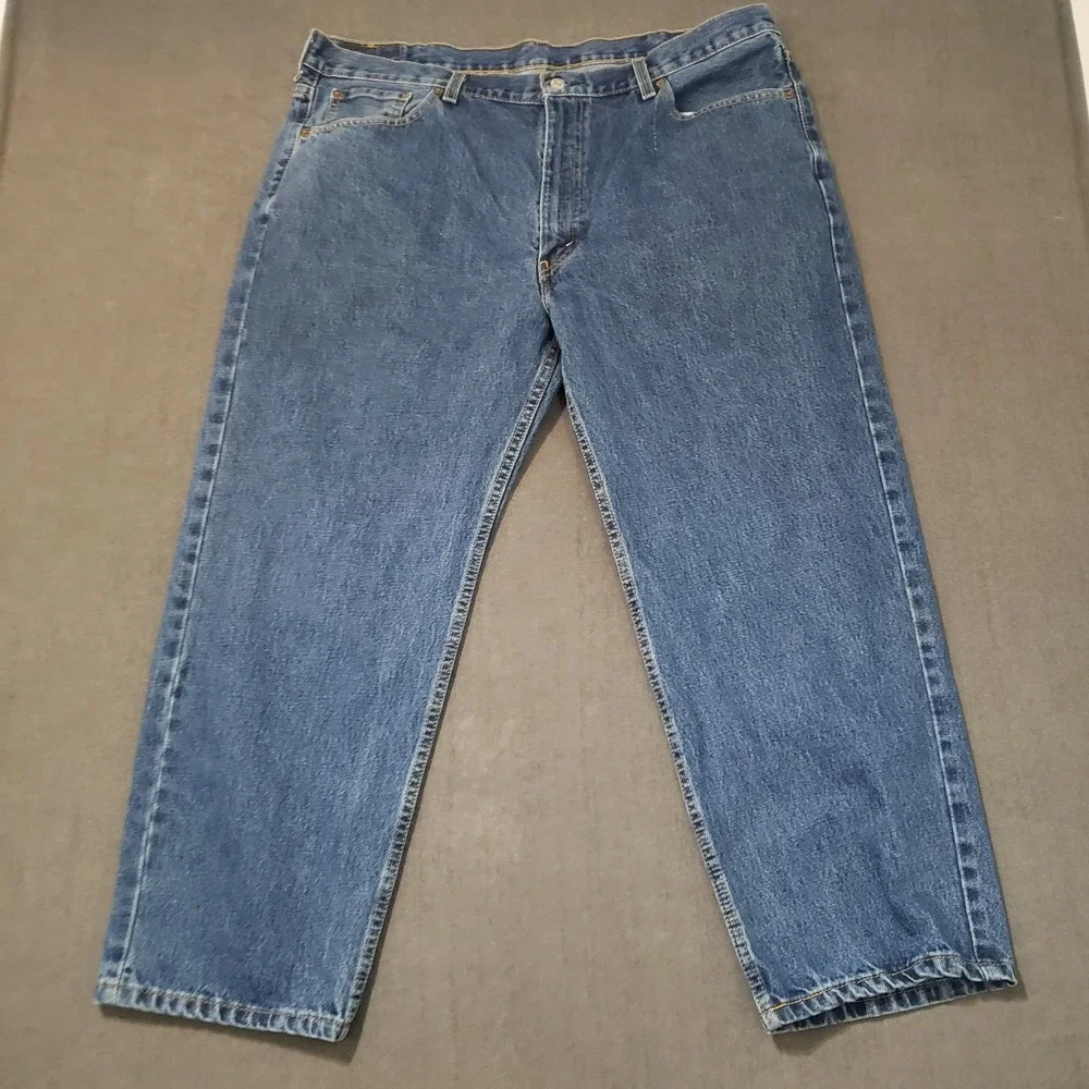 Levis 550 Mens Size 44x29‎ Straight Leg Blue Denim